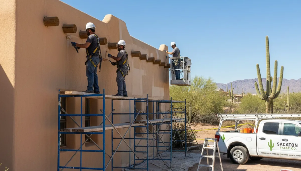 Painter team serving Chandler, AZ with professional interior and exterior painting services